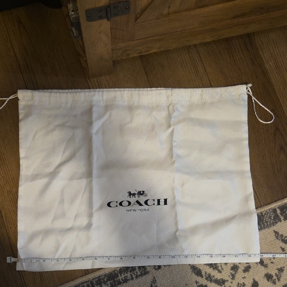 Coach Handbags - Coach Ivory Dust Bag with Logo